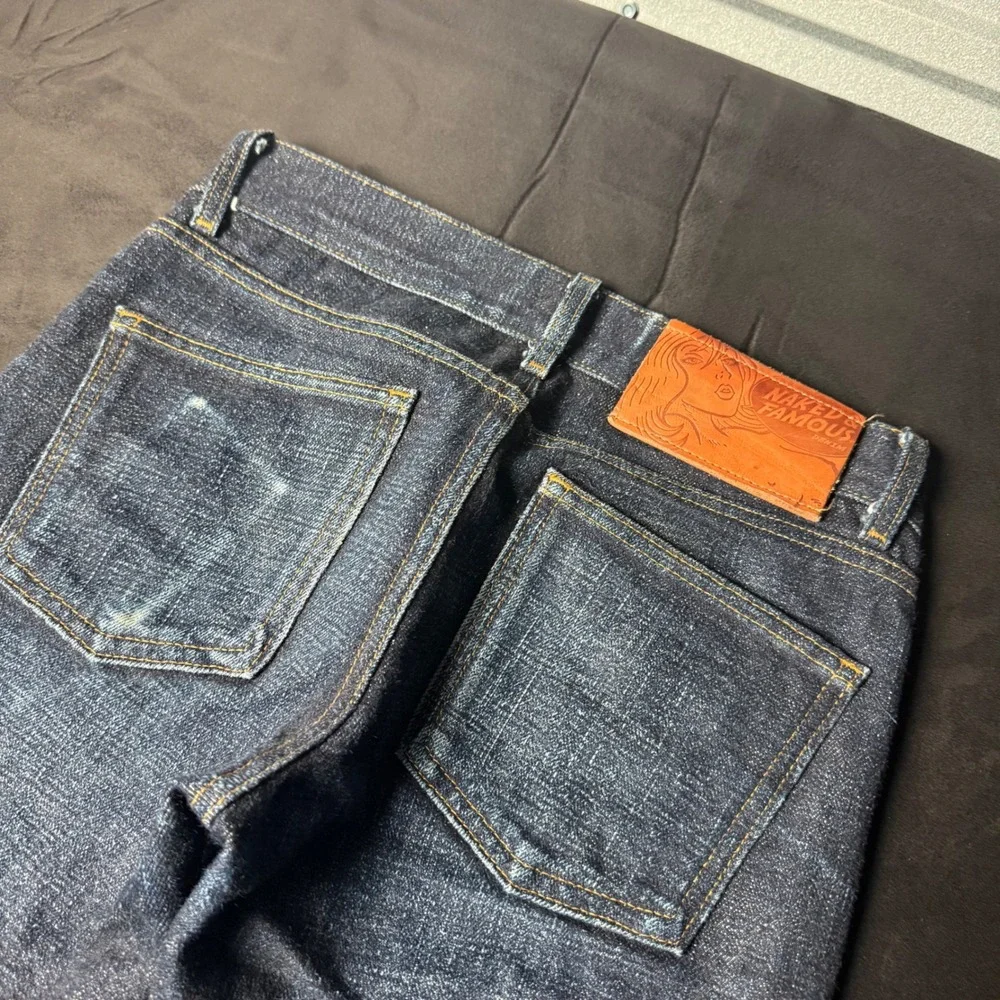 Modern Mens Naked & Famous Selvedge Okayama Spirit Indigo Denim Jeans 30